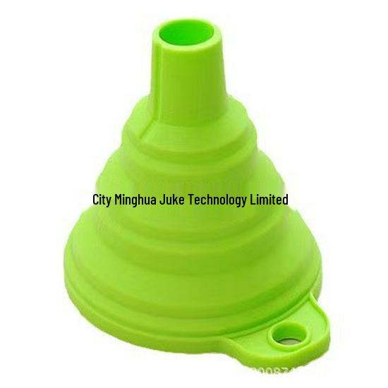 Silicone Funnel Set: Portable, Foldable, Food-Grade Funnels with Large and Small Openings for Kitchen Use