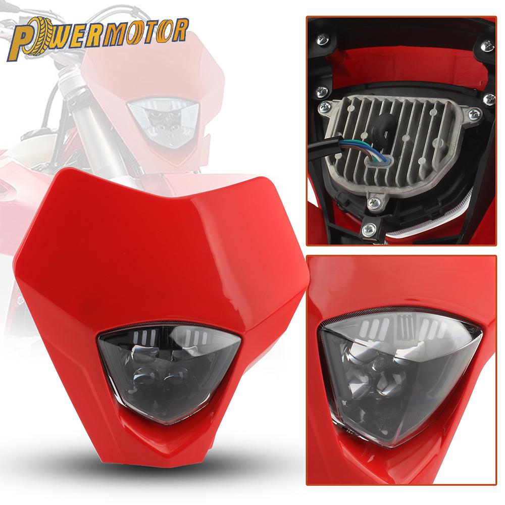 Motorcycle Headlight LED for Gas Gas EC 250 300 250F 350F EX300 250F 350F 450F MC 250F 450 Motocross Accessories Pit Dirt Bike
