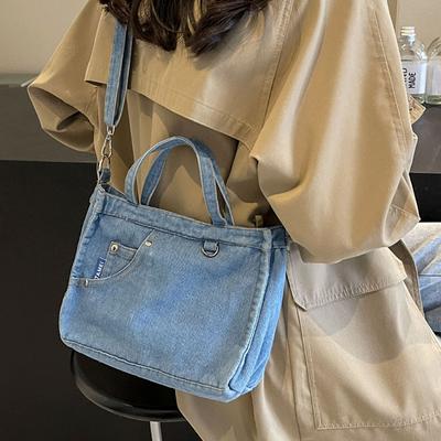Mini Denim Crossbody Bag For Women  New Vintage Simple Blue Handbags Summer Female Versatile Commuting Single Shoulder Bags