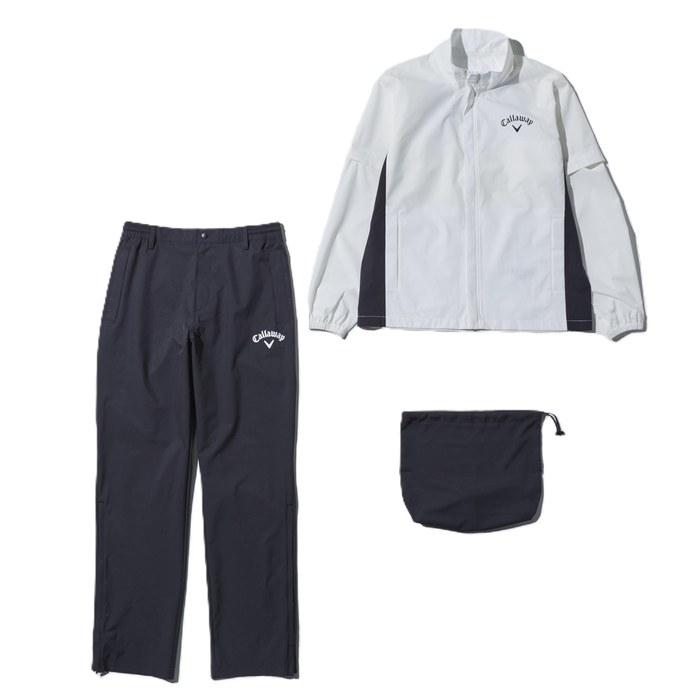 Callaway Golf Rainwear Set (Waterproof 15,000mm) / Men s / C25989100 1030_White LL