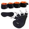 Sex Toys For Woman Men BDSM Bondage Set Under Bed Erotic Restraint Handcuffs & Ankle Cuffs & Eye Mask Adults Games for Couples