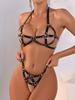 Sexy Lingerie Women's Ethical Underwear Set Rivet Women Exotic Sets Hot Lingerie Women Discount Lencerias Sexy Para Cojer