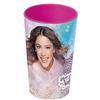 Glass - Disney - Violetta - PVC - 270 Ml - Pink