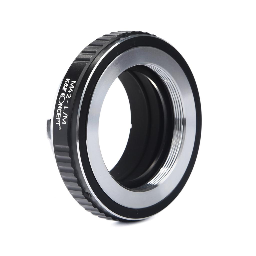 K&F CONCEPT M42 Lens to Leica Mount Adapter for M Cameras, M42 Leica Lens Adapter, Infinity Focus, High Precision, Manufacturer Direct Store