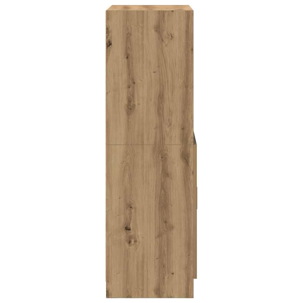 Kitchen Cabinet Artisan Oak 57 X 41.5 X 131.5 Cm Particle Board