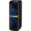 Enceintede Soirée Blaupunkt Haut-parleur Bluetooth Sans Fil 2 X 30W RMS Télécommande Fonction Karaoké Éclairage De Discothèque