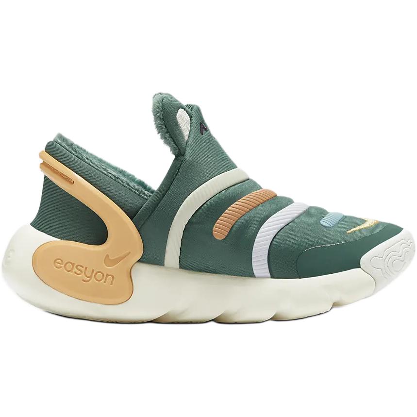 Nike Dynamo Go 2 EasyOn PS Coast Green Celestial Gold Kids Sneakers Football-Gray FZ1014-300