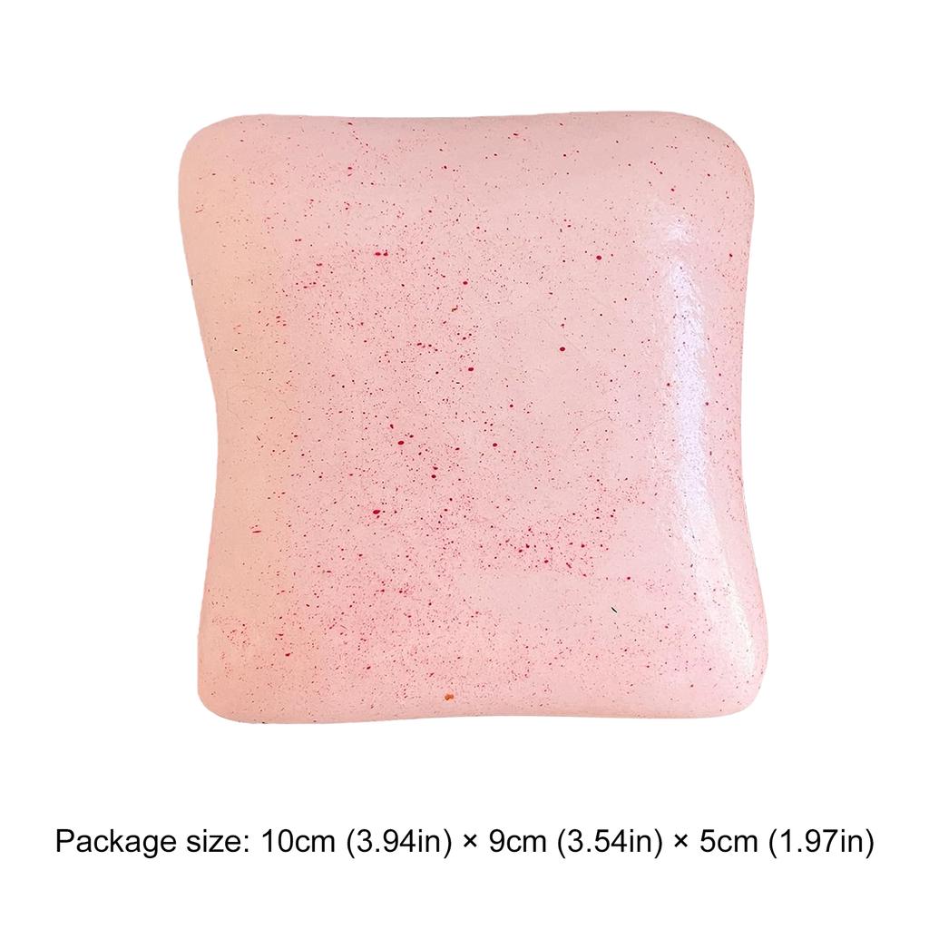 Square Bread Squeeze Toy Bread Butter Squishy Slow Rising Small Sticky Toast Fidget Toys Birthday Gifts for Adults Stress Relief