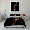 Basketball Themed Sports Artwork Poster Multiple Sizes Kid'S And Adults' Bedroom Exquisite 3Pc Bedding Set, Gift
