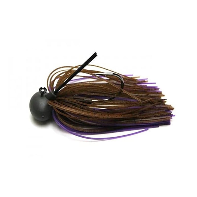 Keitech Tungsten Rubber Jig Model 2 Football Jig Ver.2.0 3/8oz #508 Brown Purple