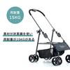 Detachable Folding Pet Dog Cat Foldable Pet 4 Rotating Front Rear Lightweight and Includes Suitable for and Senior Pet 15kg Weight Alloy Easy