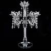 Artificial Sparkling Crystal Candle Holder Lotus Design For Daily Decor Home