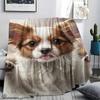 1Pc Cutepuppy Print Flannel Blanket, High quality Comfortable for All Seasons, Home Decor, Warmth and Comfort, Perfect for Christmas Gifts