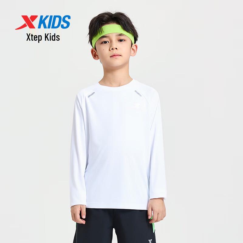 XTEP Kids  Unisex Quick-Dry Long Sleeve T-Shirt 120