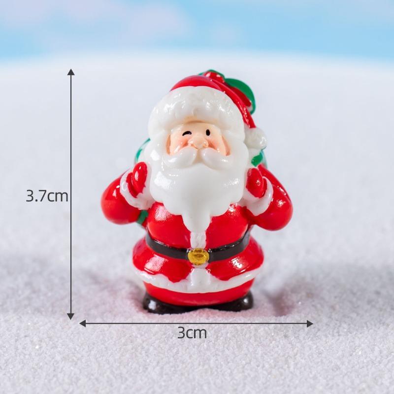 Micro-landscape Santa Claus Cute Snowman Crystal Ball Decorative Accessories Desktop Small Ornaments