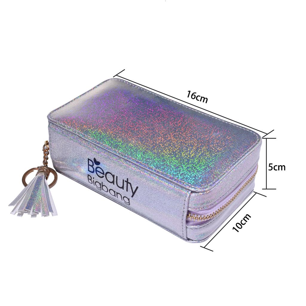 BEAUTYBIGBANG Stamping Plate Storage Bag Cases Multi-function Thicken Traveller Nail art Stamp Bag Organizer Removable Pockets