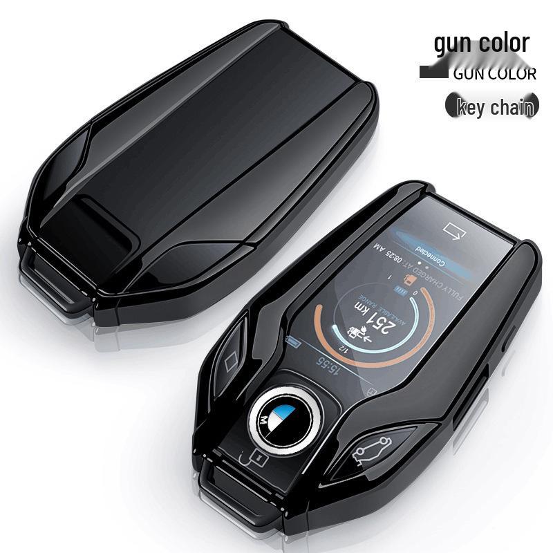 

ТПУ чехол для ключа для BMW 7 серии, 5 серии 530L, 6 серии GT и X3 с ЖК-экраном