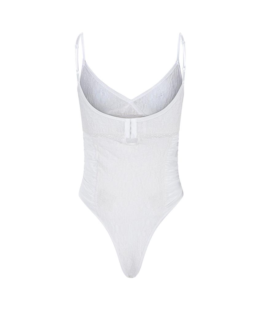 Peullijeunopallou Arin Lace Bodysuit (Ivory)