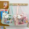 New Y2K Cute Star Comic Ita Bag Women's Fashion Shoulder Bags Lolita Girl Transparent Tote Bag DIY Display Crossbody Bag Handbag
