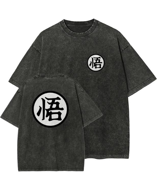 Dragon Ball Men's Cotton T-Shirt Super Street Clothing Animation Printing Casual Summer 2025 Summer