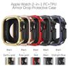2 In 1 Protective Case for Apple Watch Ultra 2 49mm 9 8 7 654 Se Armor Bumper Anti-fall Shell Iwatch Series 40mm 41mm 44mm 45mm