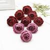 Artificial Flowers for Wedding Silk Roses Tea Bud Festival Wreaths Home Decor Table Diy Scrapbooking Background Wall Fake Plants