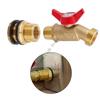 Q1FD Brass Plastic Faucet set Ergonomic Handle & Rustproof Brass Faucet Set Simple Installs for Water Containers