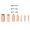 250Pcs Copper Tube Connector Kits Terminal Connecting Set Wire Hardware Supplies