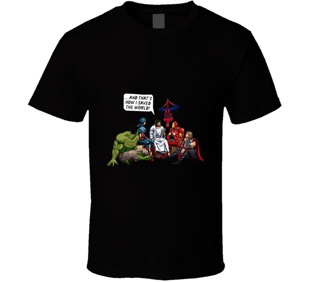 And Thats How I Saved The World Jesus T Shirt