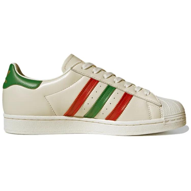 adidas Superstar ' Scarlet Green' (Unisex) / Scarlet / Green Skate Shoes FZ5435