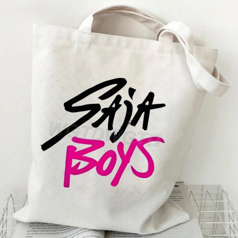 Сумка на плечо с принтом Отряд охотников на ведьм для женщин большая вместимость студенческая портативная холщовая сумка B7 830₽