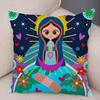 Jungfrau Maria Kunst Kissenbezug Dekoration Kawaii Cartoon Kinder Sofakissenbezug Zuhause Auto