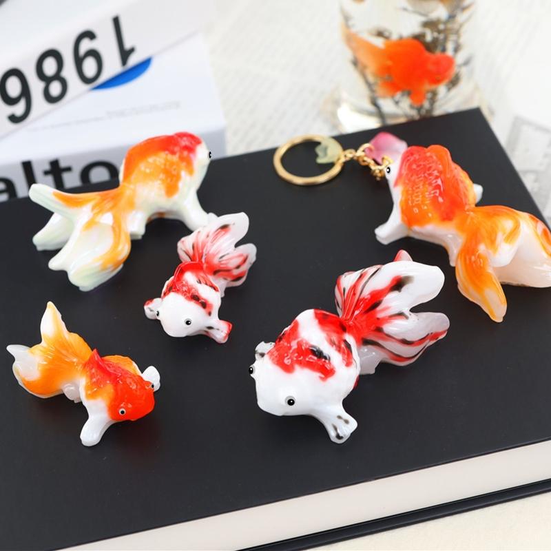 Unique Silicone Mold for 3D Goldfish Lucky Bag Resin Epoxy Casting Molds for Home Decor Ornament Water Bag Tabletop Mold