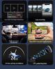 High-Definition Dual-Lens Dash Cam with Wide-Angle Night Vision and WiFi for Front, Interior, and Rear Recording