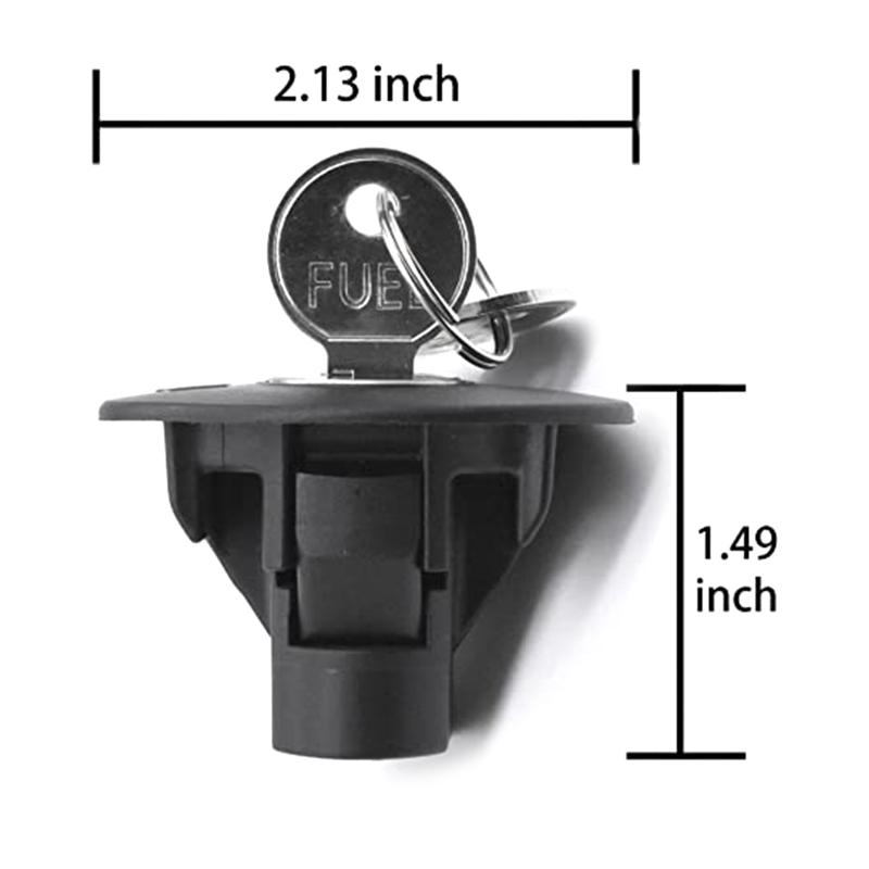 Auto Fuel for   Gas Cover Oil Fuel for  Locking Gas  with 2 Keys for F150 2008-2019 8U5Z9C268B