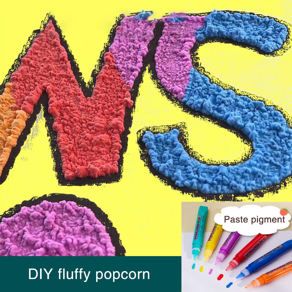 3D Magic Puffy Color Pens Funny Color Puffy Painting Drawing Pens Toys for Making Greeting Birthday Cards