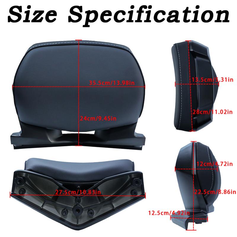 Motorcycle Rear Backrest For YAMAHA TRACER 9GT Motorcycle Rear Back Cushion Rear Passenger Backrest Cargo Fixing Bracket 2020-25