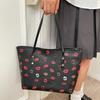 New Large Capacity Top Handle Bag Comfortable and Versatile Texture Simple Shoulder Bag Floral Print Tote for Daily Commute Bag
