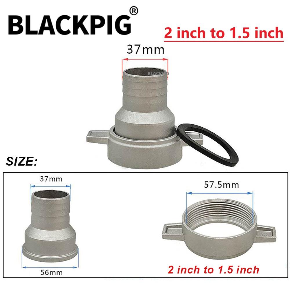 2 Inch to 1Inch 1.2 Inch 1.5Inch Gasolina Water Pump Fittings Aluminum Pipe Connector Wrench With Rubber Gasket Pump Connect Pip