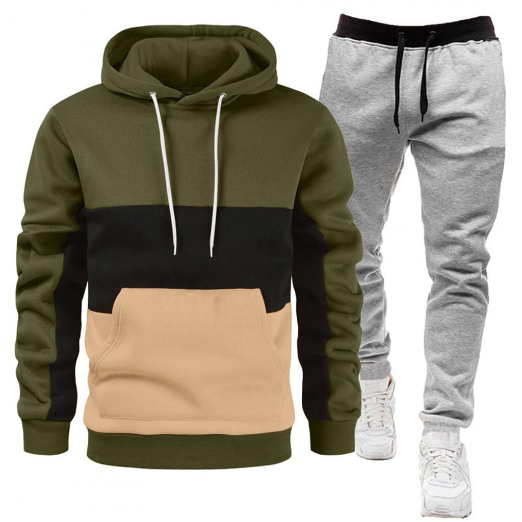 Men's Fall/Winter Hooded Sports Set