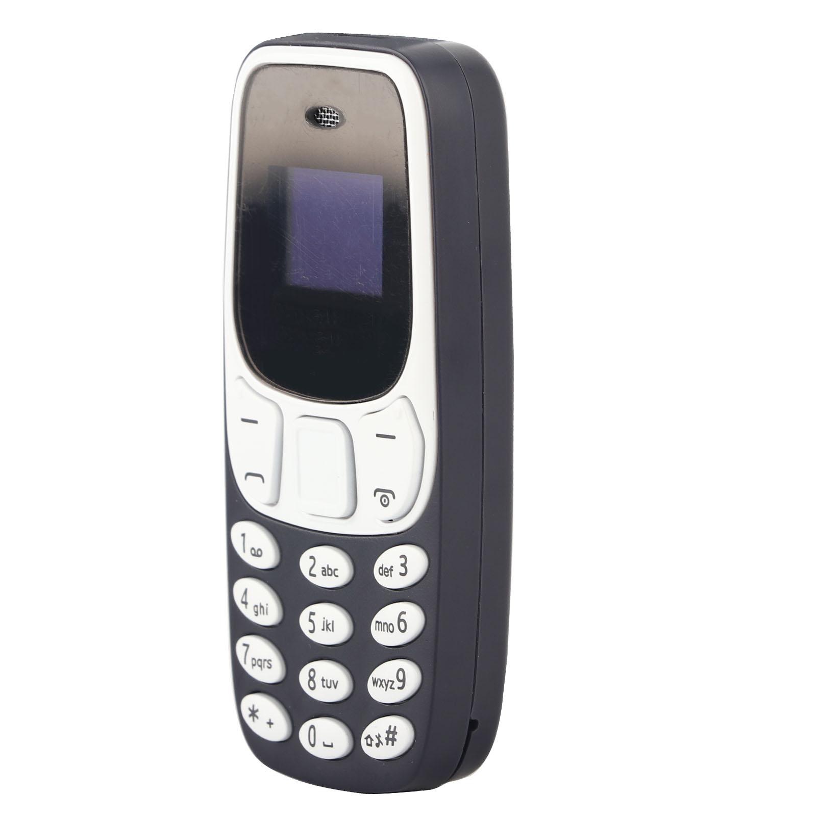 

Беспроводной Bluetooth-телефон с функцией набора номера Hands free, две SIM-карты, мини-резервный мобильный телефон с микрофоном, синий синий