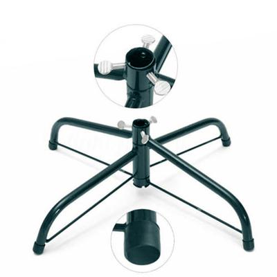 Tree Christmas Stand Artificial Base Holder Metal Rotating Iron Bracket Stands Trees Live Holders Cast Rack Umbrella Duty