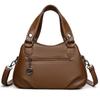 Women's Solid Color Shoulder Bag Middle-Aged and Elderly Mother Crossbody Bag