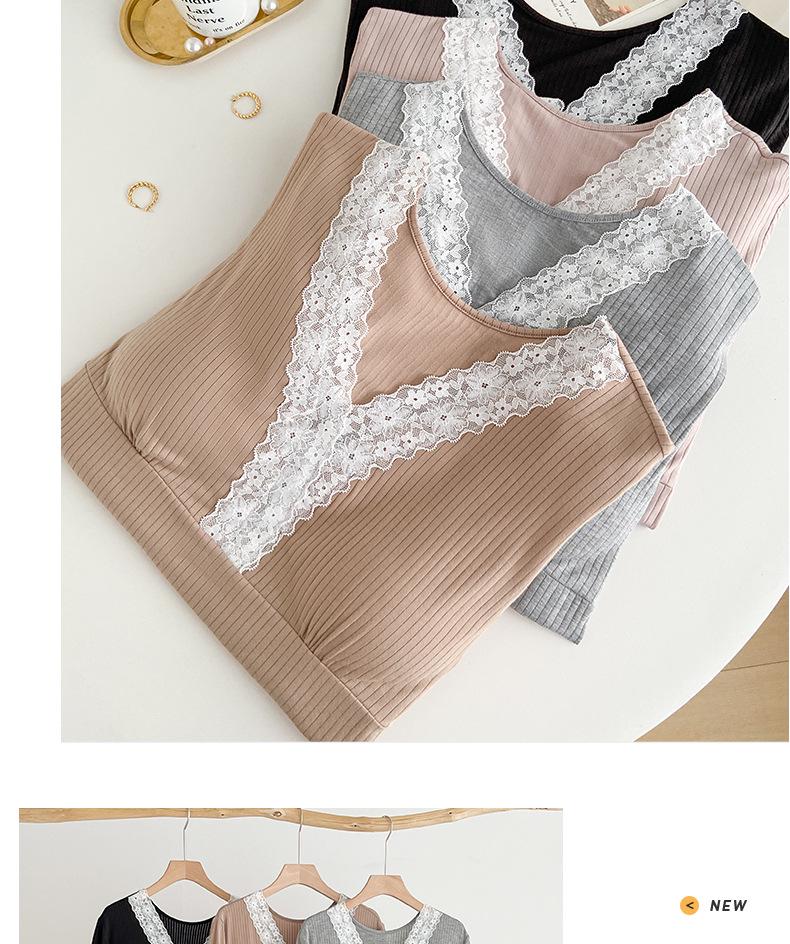 Lace Home Dress with Chest Pads, Women's Lazy Style Summer Nightgown, Sexy Loose Fit, Outdoor Wearable, Girly Flair