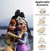 1PC Cartoon Blanket, Seasonal Universal, Home Decoration, Throw Blankets, Cute Cartoon Print, Soft Flannel Throw Blanket, Versatile & Cozy F
