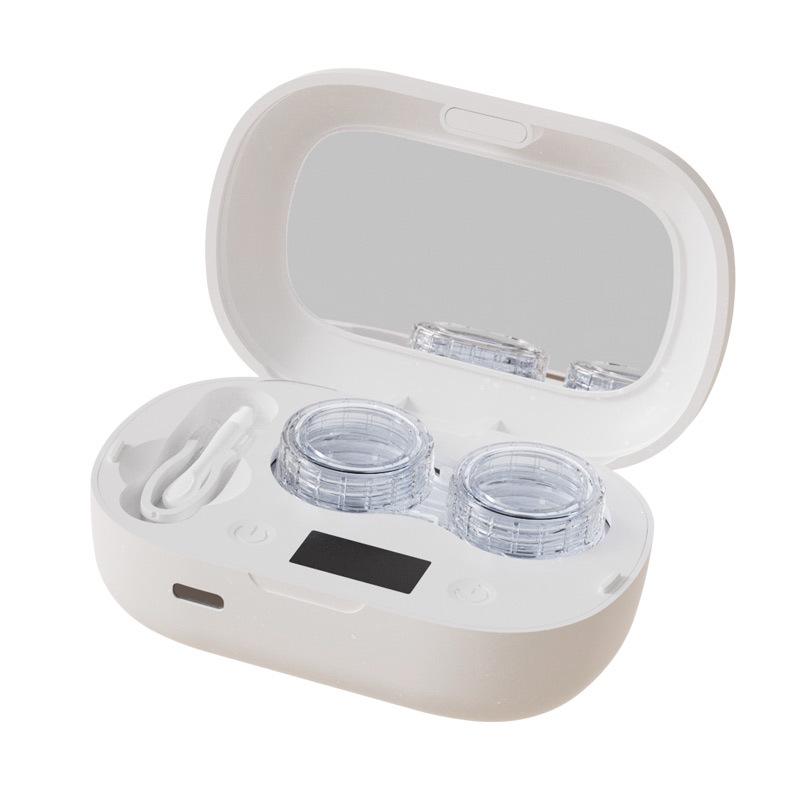 Invisible Color Contact Lens USB Cleaner: Portable High-Frequency Vibration Automatic Cleaning Device