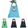 Vibrant Teen Titan Anime Superhero Costume Set With Cloak And Mask For Kids