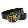 Men'S Belt Men'S Trendy Men'S Bull Head Button Head Belt Men'S Advanced Sense