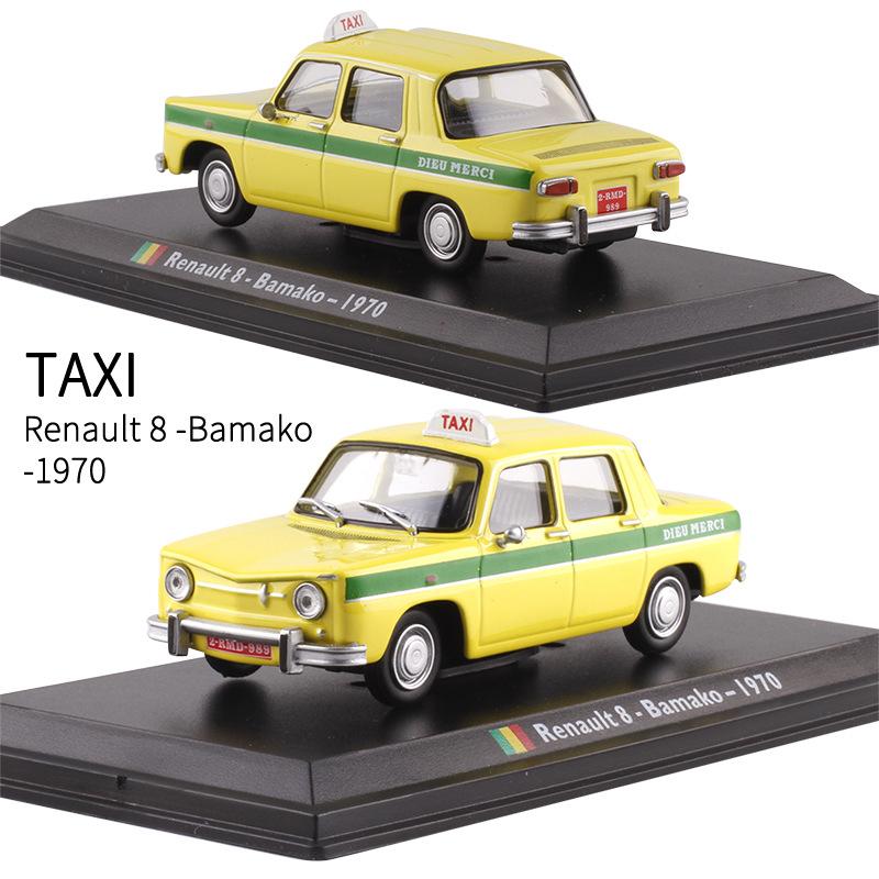 Renault 8 -Bamako -1970 in scala 1/43, modello di auto pressofuso, veicolo giocattolo per bambini, ragazzi e ragazze, collezione regalo