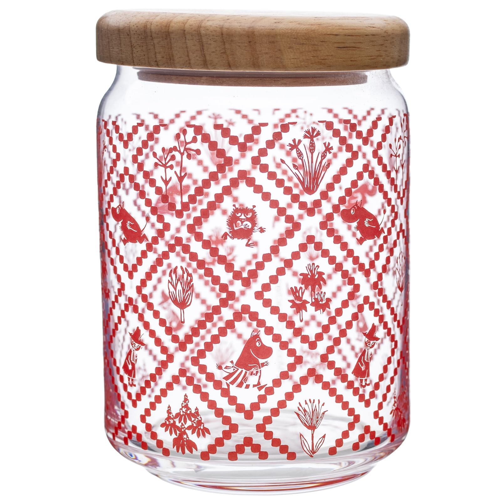 

Takasaka International Япония Стеклянная банка Moomin с деревянной крышкой, Япония, HISHIGATA, 640 мл, Прозрачный, MM-G23-006